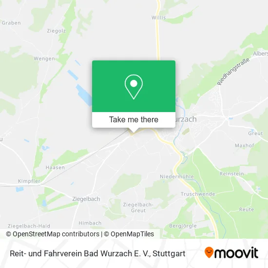 Карта Reit- und Fahrverein Bad Wurzach E. V.