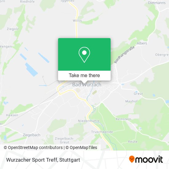 Wurzacher Sport Treff map