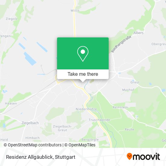 Residenz Allgäublick map