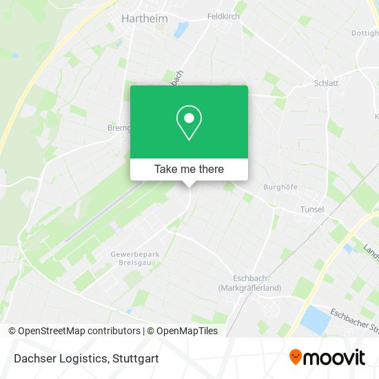 Карта Dachser Logistics