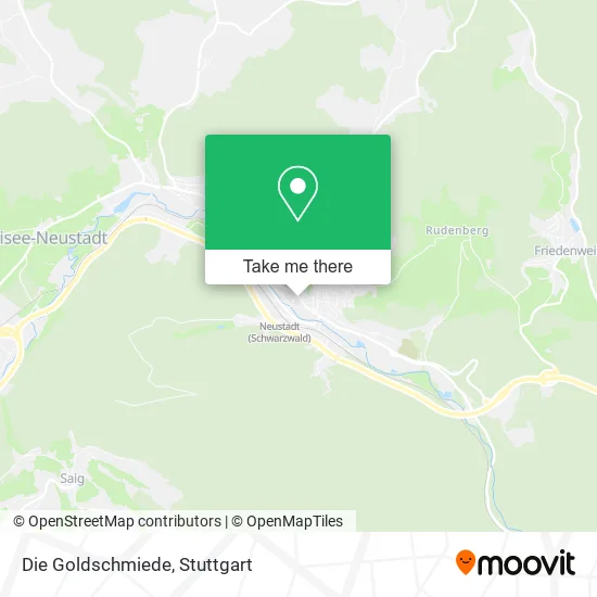 Карта Die Goldschmiede