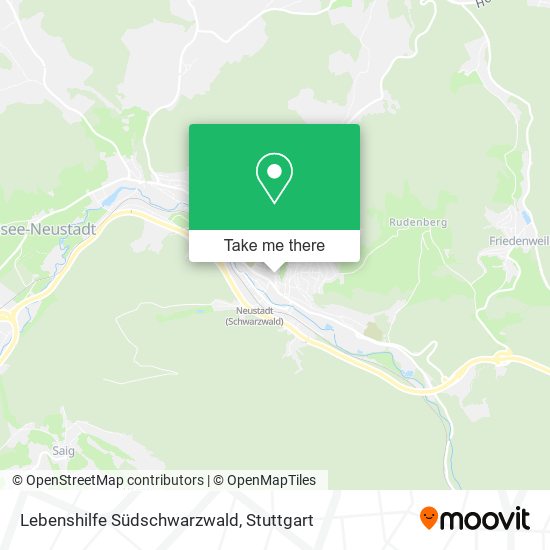 Карта Lebenshilfe Südschwarzwald