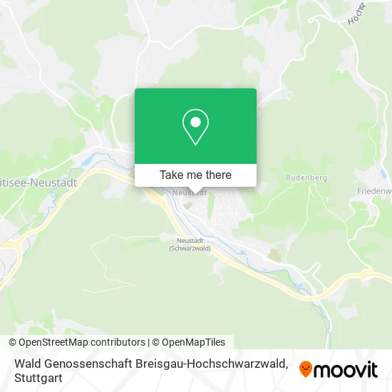 Карта Wald Genossenschaft Breisgau-Hochschwarzwald