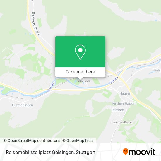 Reisemobilstellplatz Geisingen map