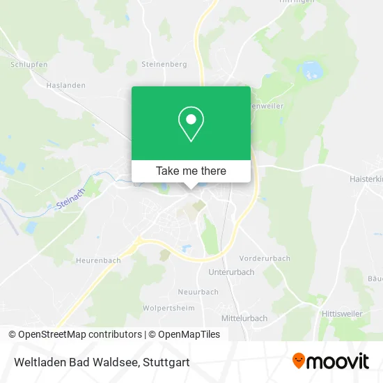 Карта Weltladen Bad Waldsee