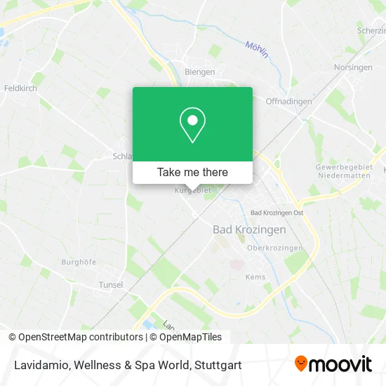 Карта Lavidamio, Wellness & Spa World
