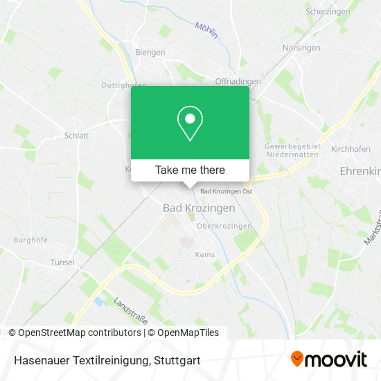 Карта Hasenauer Textilreinigung