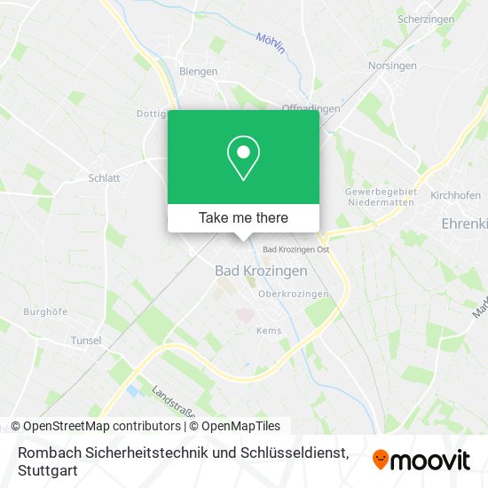 Rombach Sicherheitstechnik und Schlüsseldienst map