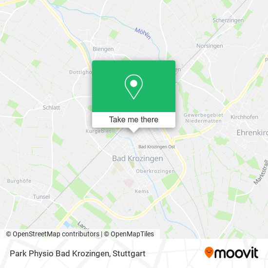 Park Physio Bad Krozingen map