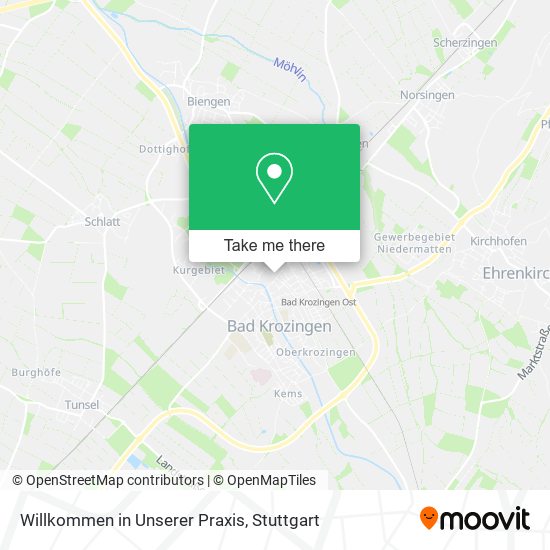 Карта Willkommen in Unserer Praxis