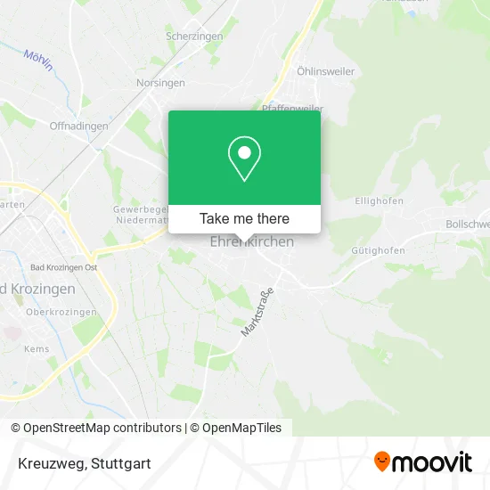 Карта Kreuzweg