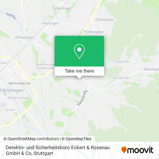 Detektiv- und Sicherheitsbüro Eckert & Rosenau GmbH & Co map