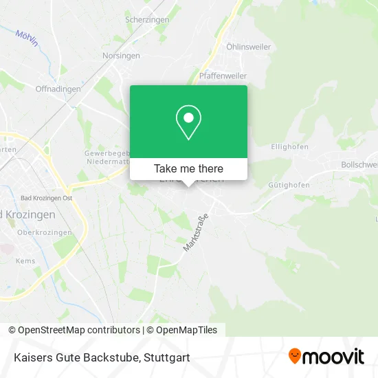 Карта Kaisers Gute Backstube
