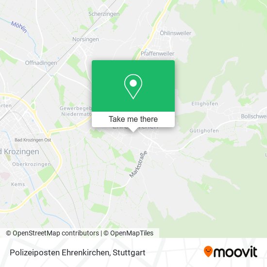 Polizeiposten Ehrenkirchen map