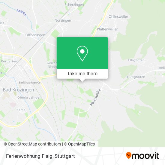 Карта Ferienwohnung Flaig