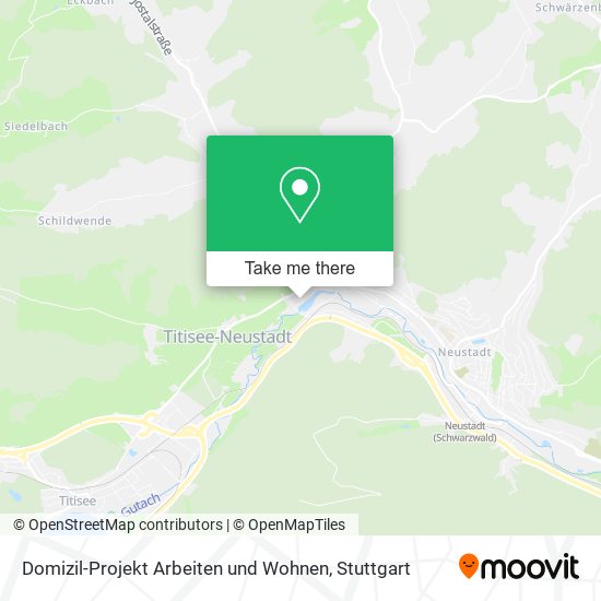 Domizil-Projekt Arbeiten und Wohnen map