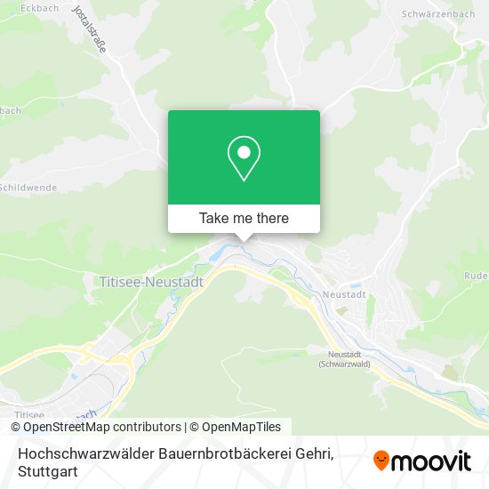 Карта Hochschwarzwälder Bauernbrotbäckerei Gehri