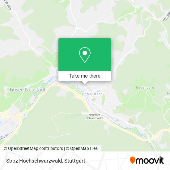 Sbbz Hochschwarzwald map