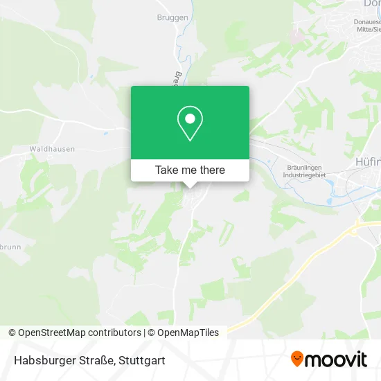 Карта Habsburger Straße