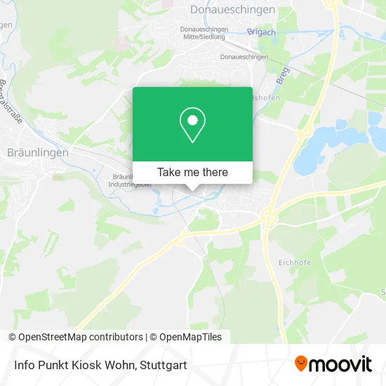 Карта Info Punkt Kiosk Wohn