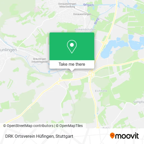 Карта DRK Ortsverein Hüfingen