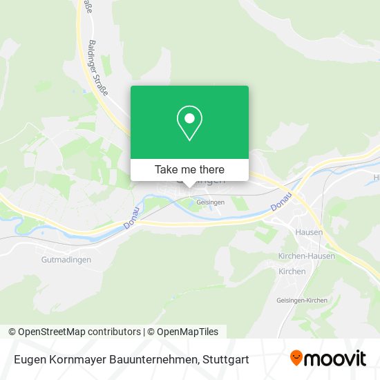 Карта Eugen Kornmayer Bauunternehmen