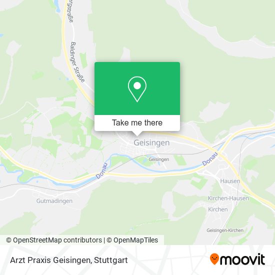 Arzt Praxis Geisingen map