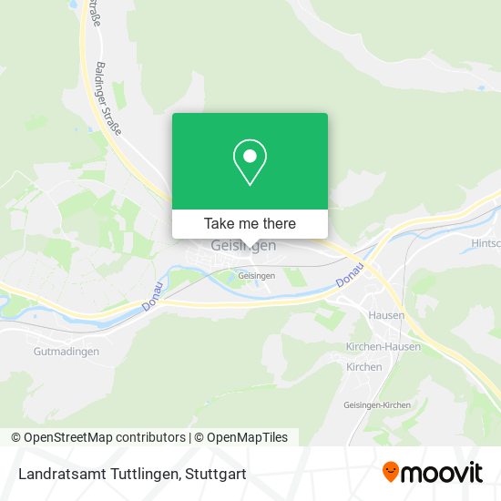 Landratsamt Tuttlingen map