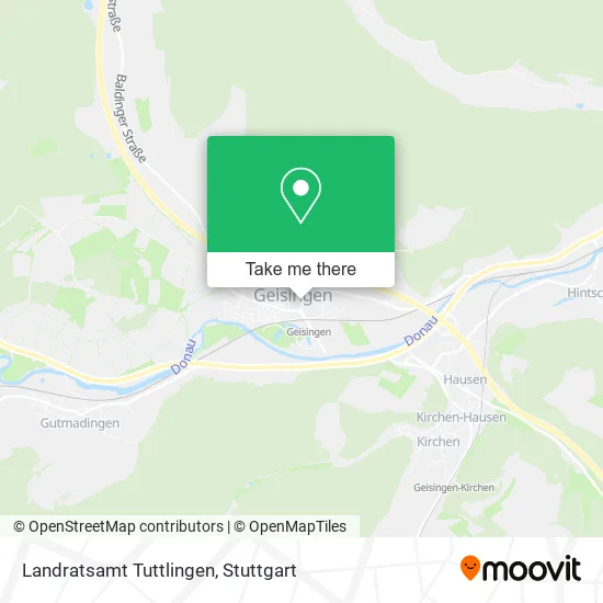 Карта Landratsamt Tuttlingen