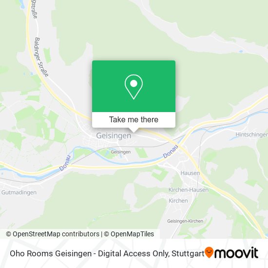Oho Rooms Geisingen - Digital Access Only map
