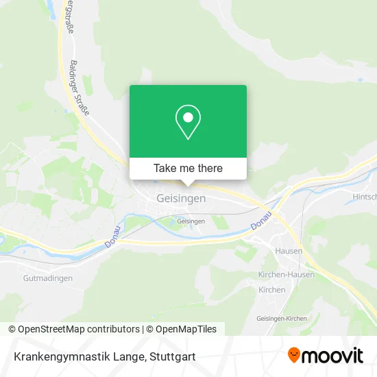 Карта Krankengymnastik Lange