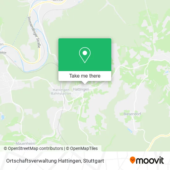 Карта Ortschaftsverwaltung Hattingen