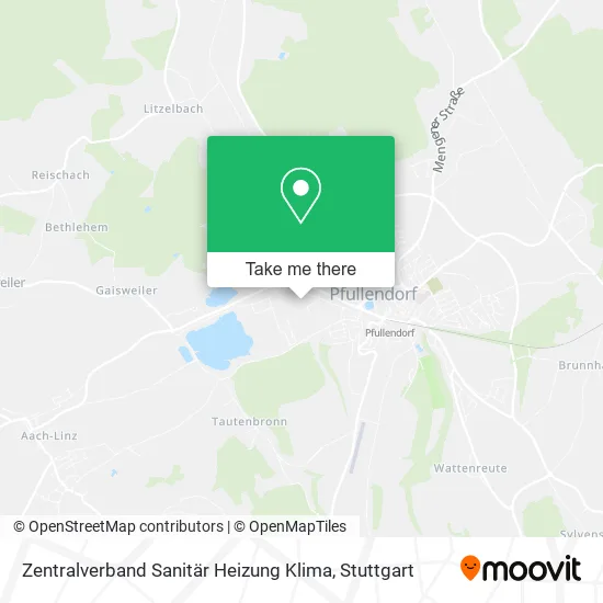 Карта Zentralverband Sanitär Heizung Klima