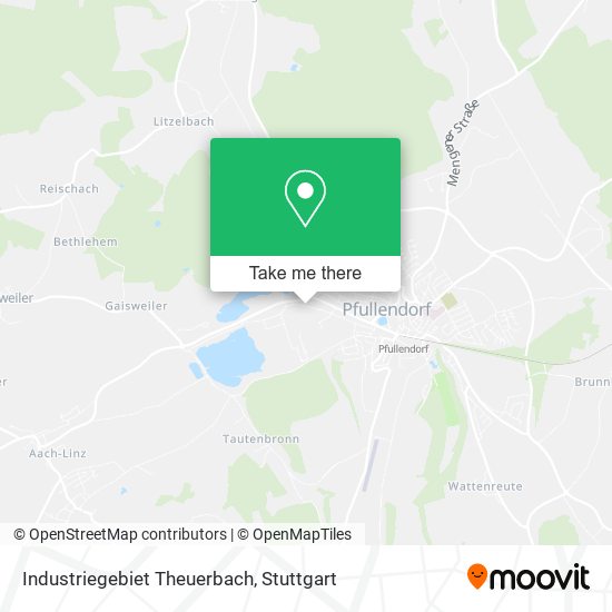 Industriegebiet Theuerbach map
