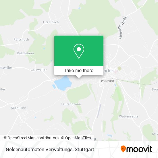 Gelsenautomaten Verwaltungs map