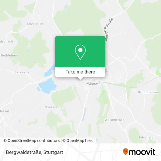 Карта Bergwaldstraße
