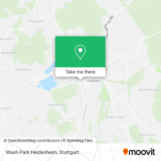 Карта Wash Park Heidenheim