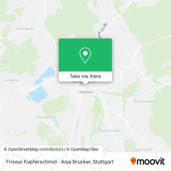 Карта Friseur Kupferschmid - Anja Brucker