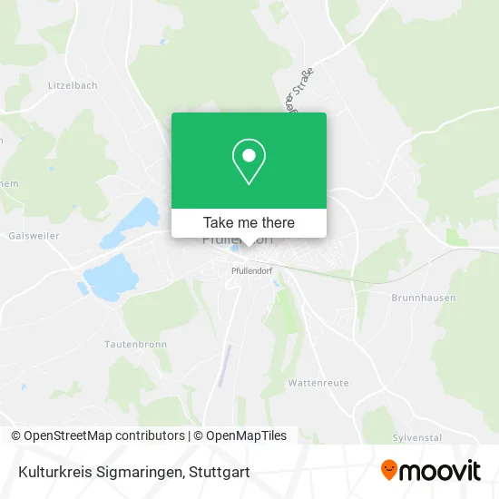 Карта Kulturkreis Sigmaringen