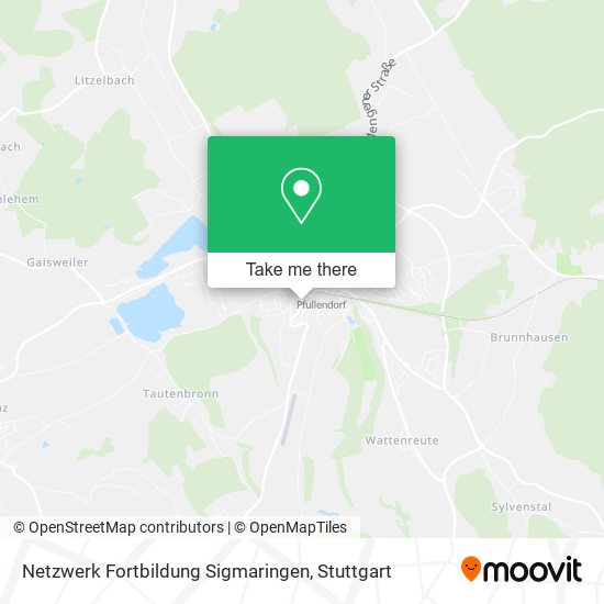Карта Netzwerk Fortbildung Sigmaringen