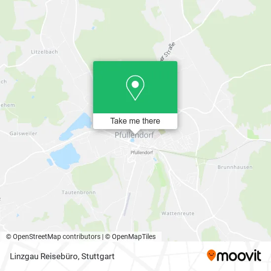 Карта Linzgau Reisebüro