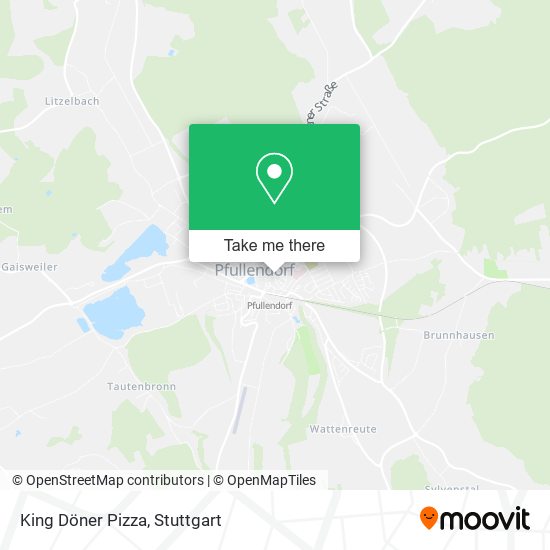 King Döner Pizza map
