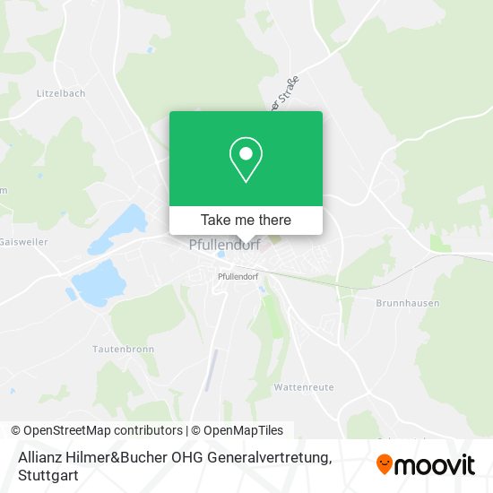 Allianz Hilmer&Bucher OHG Generalvertretung map