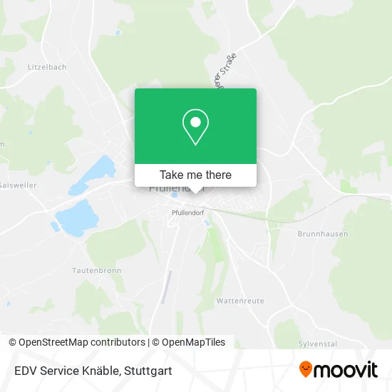 EDV Service Knäble map