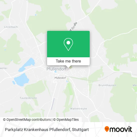Карта Parkplatz Krankenhaus Pfullendorf