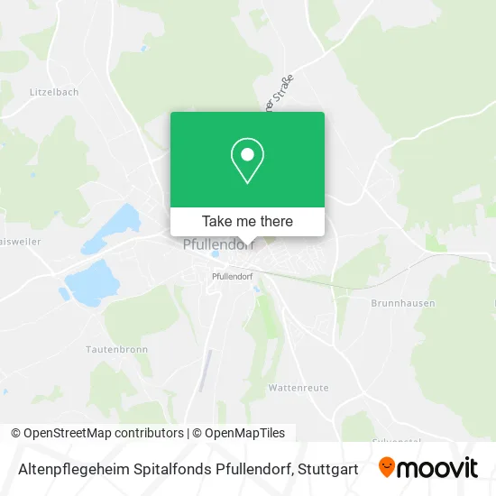 Карта Altenpflegeheim Spitalfonds Pfullendorf