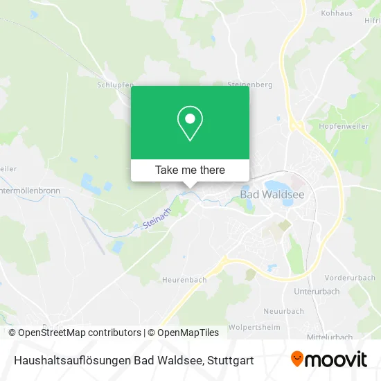 Карта Haushaltsauflösungen Bad Waldsee