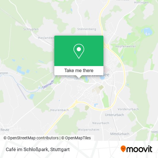 Café im Schloßpark map