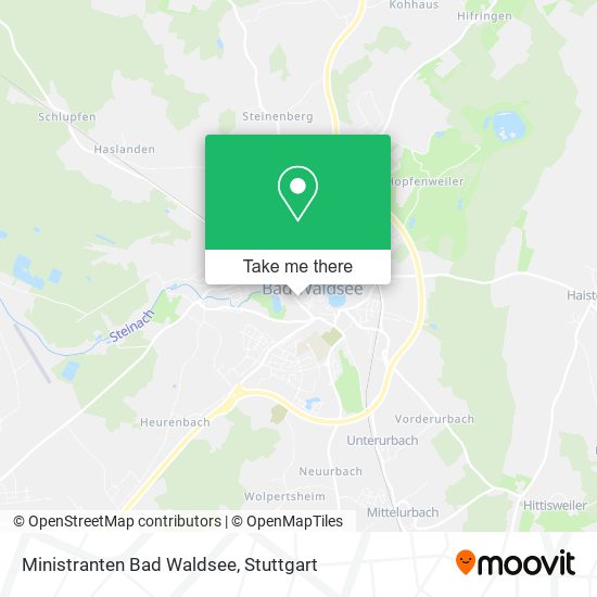 Карта Ministranten Bad Waldsee