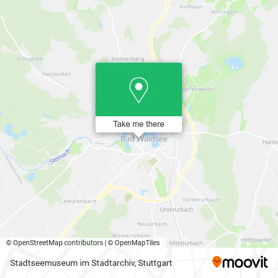 Карта Stadtseemuseum im Stadtarchiv